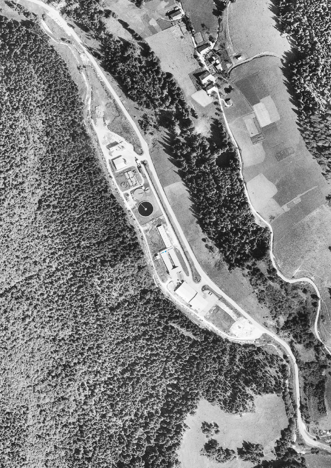 Image satellite du site en 2015